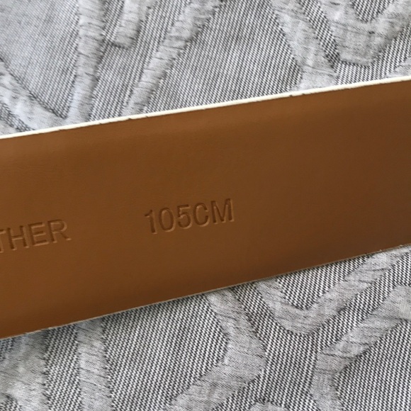 White belt size 105 women’s leather main image 7